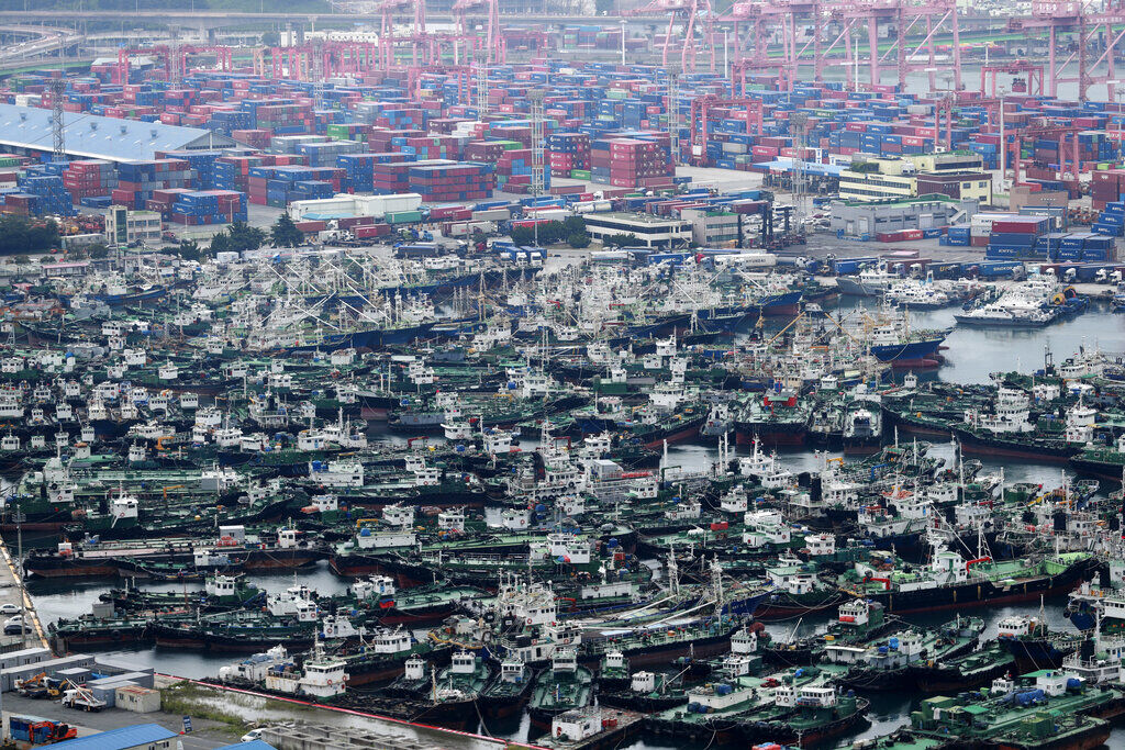 APTOPIX South Korea Asia Typhoon